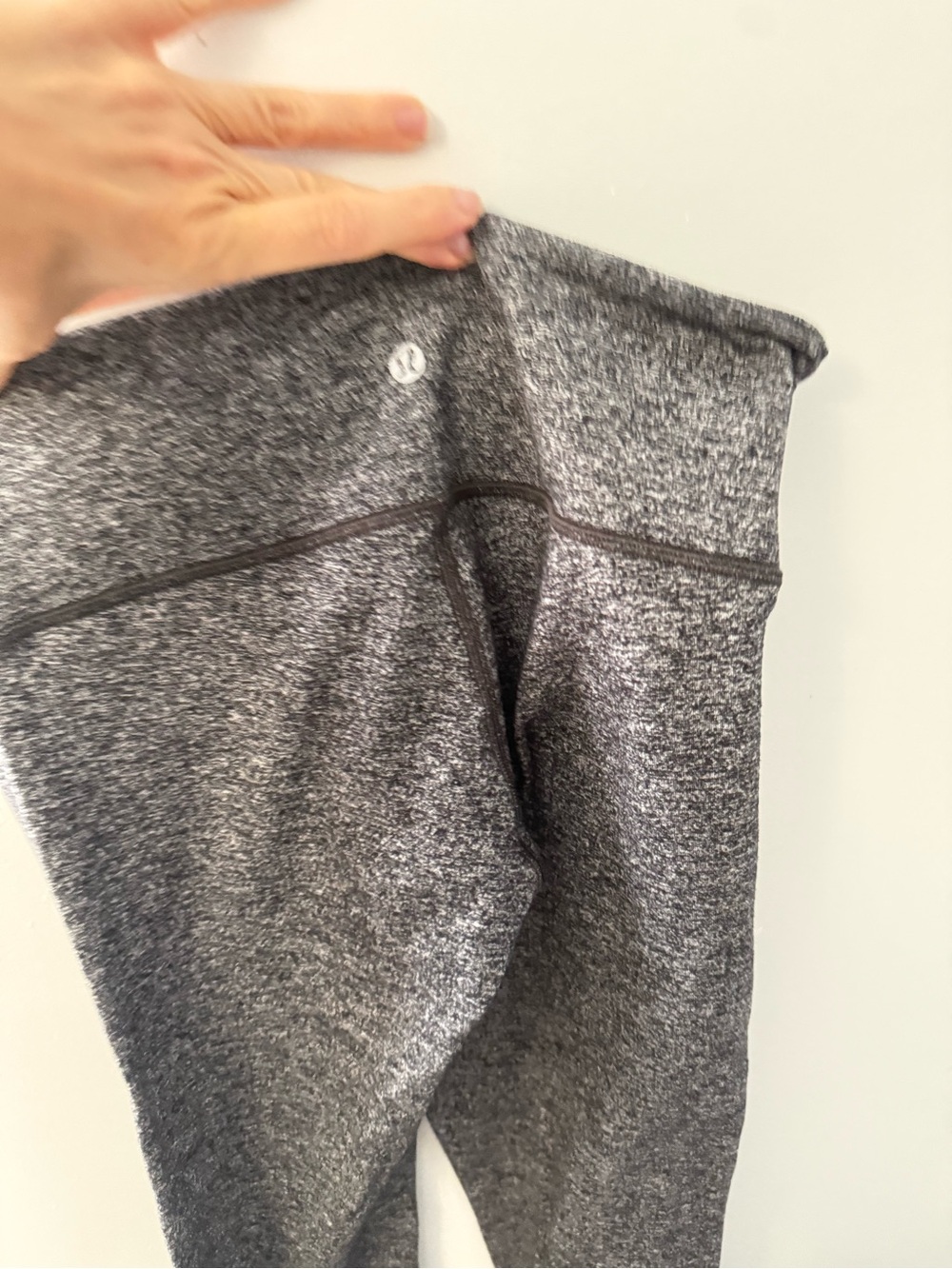 lululemon athletica Women’s Charcoal Heather High-Rise Athletic Shorts